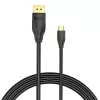 Vention USB-C į DisplayPort 8K laidas 2 m, USB Type-C į DP, juodas