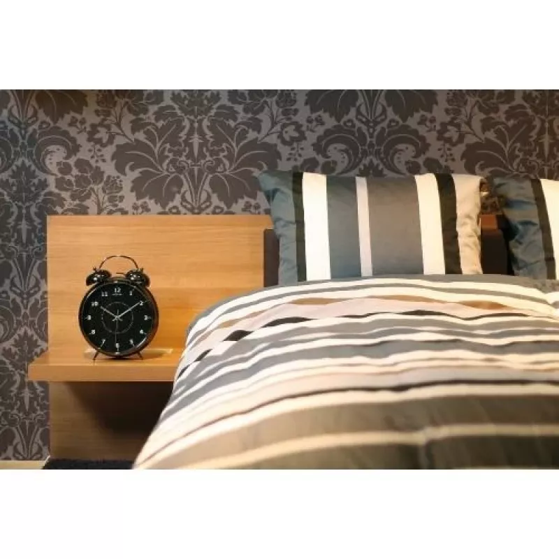 NeXtime klok 5113zw Wake Up Alarm, 23x30, juoda / turkio