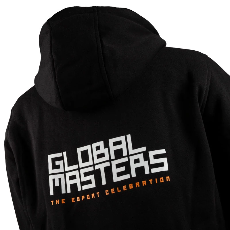 Global Masters džemperis su gobtuvu GM Logo - juodas (L)