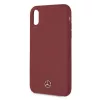Mercedes-Benz Hard Cover Silicone for Apple iPhone XR Raudona MEHCI61SILRE