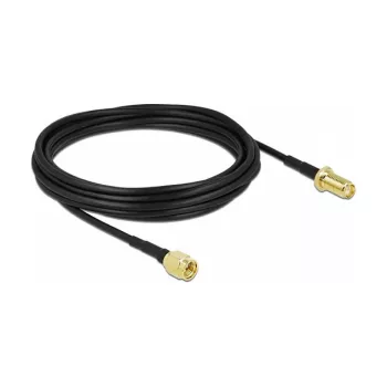 Antenos kabelis DeLOCK SMA kištukas į SMA lizdą LMR/CFD100 5 m
