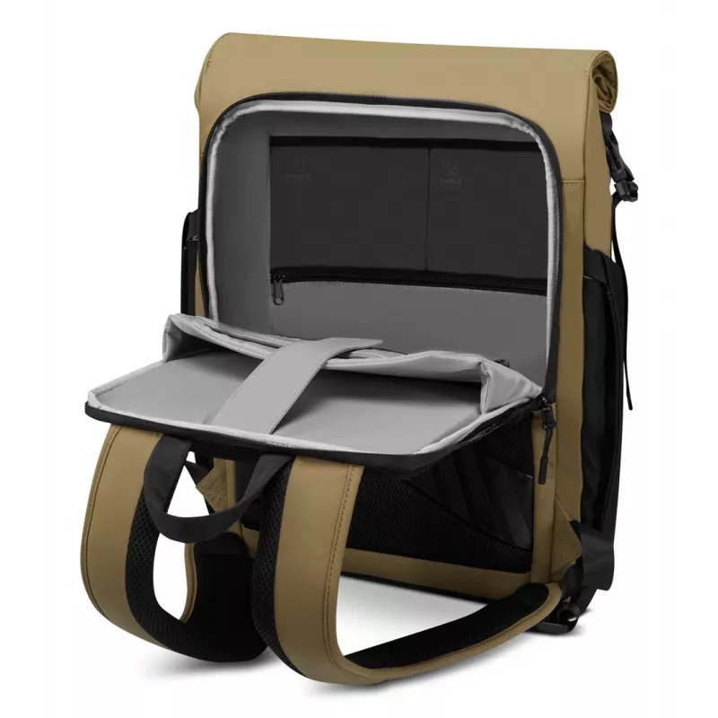 Kuprinė nešiojamam kompiuteriui Lenovo GX41U39298, skirta 40,6 cm (16 colių) nešiojamiesiems kompiuteriams, nailonas/poliesteris, 25 l, juoda/geltona