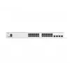 Cisco Catalyst 1300-24T-4G valdomas jungiklis, 24 prievadai GE, 4x1GE SFP, ribota viso gyvenimo apsauga (C1300-24T-4G)