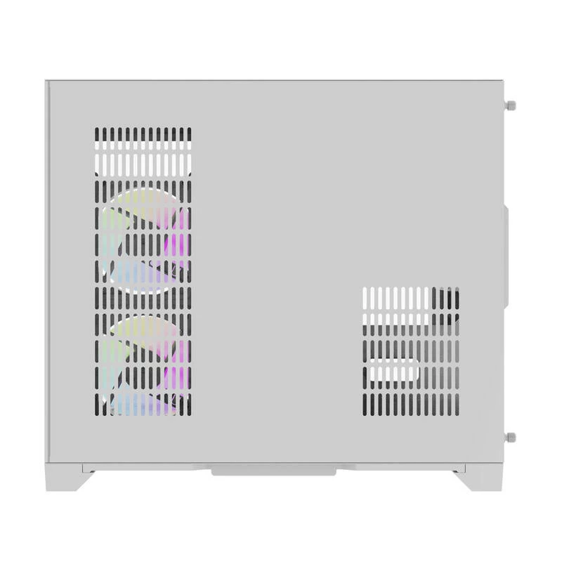 Darflash FT418 kompiuterio korpusas + 6 aRGB ventiliatoriai (baltas)