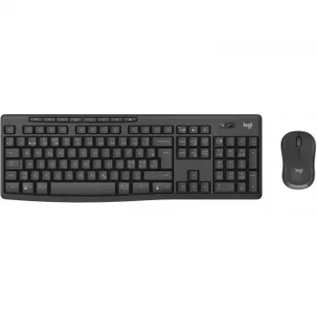 Logitech MK370 Combo for Business klaviatūra su pele, biuro, belaidė RF + Bluetooth, QWERTY, Nordic, grafitas