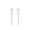 Belkin BOOST CHARGE - USB laidas - 24 kontaktų USB-C (M) į 24 kontaktų USB-C (M) - USB 2.0 - 2 m - balta