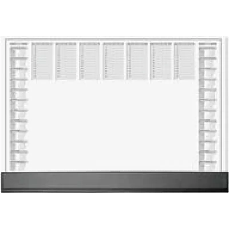 Stalinis padėklas Sigel H6365 popierinis stalo kilimėlis 595×410 mm, juoda/pilka/balta