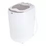 Viršutinio įkrovimo skalbimo mašina Adler AD 8055, nešiojama 3 kg talpa, kreminė, sukamoji valdymo rankenėlė, 150 W