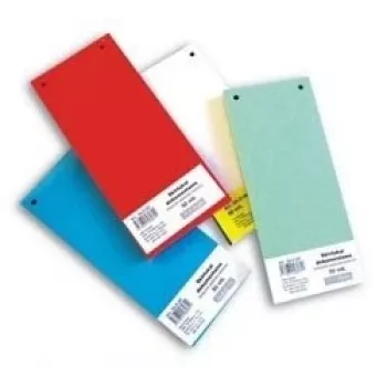 Kartoninis skirtukas SMLT SK-D-SP/R 11×23,5 cm, raudonas, 50 vnt. pakuotėje