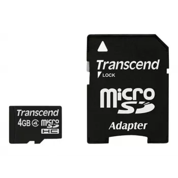 „Flash“ atmintis Transcend 4 GB microSDHC Class 4 TS4GUSDHC4