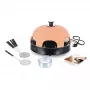 Picų kepimo aparatas Emerio PO-115984 6 picoms 1200 W juoda oranžinė