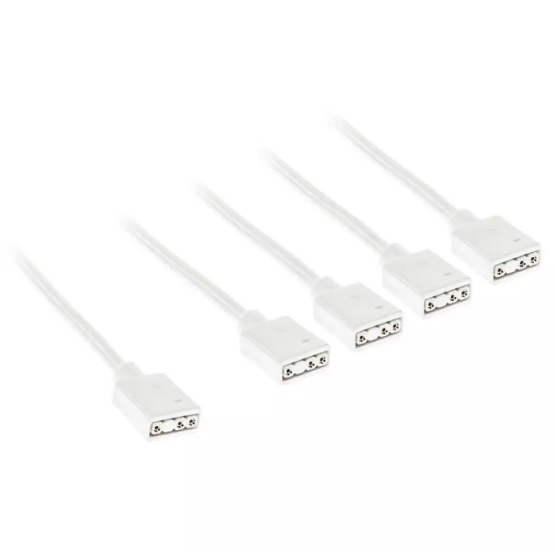 ARGB skirstytuvas Kolink PGW-AC-KOL-157 30 cm baltas skirtas 3 kontaktų 5V ARGB antraštėms