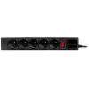 Apsauginis lizdas TRACER PowerGear Tracer 47138 5 m Juodas maitinimo lizdų blokas su 5 m kabeliu