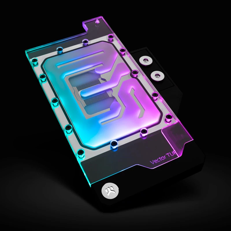 Vandens blokas EK Water Blocks 3831109836484 Akrilas Varis Juodas Nikelis Skaidrus