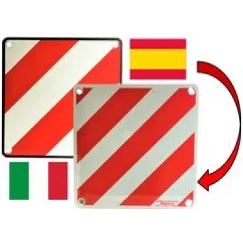 Įspėjamasis ženklas IWH 97605 2in1 Ispanijai ir Italijai, dydis 50 cm, kelio saugos žymeklis