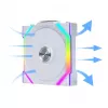 Ventiliatorius Lian Li UNI FAN SL Wireless 120 12 cm baltas 28.5 dB 64.05 cfm