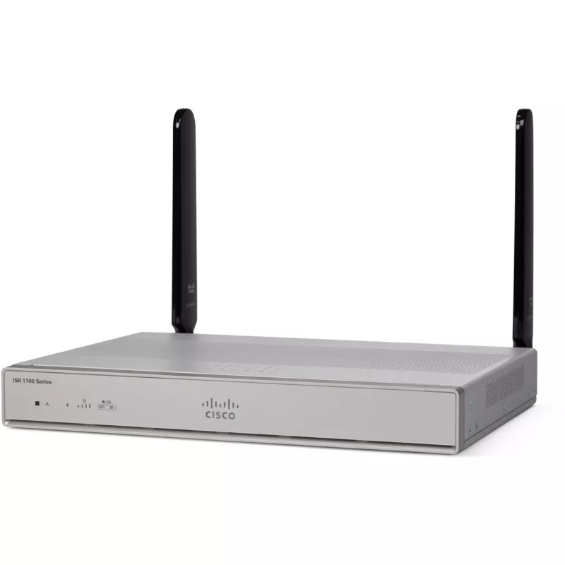 ISR 1100 4 prievadų DSL Annex A/M ir GE WAN maršrutizatorius