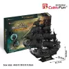 PUZZLE 3D Didelis piratų laivų rinkinys „Queen Revenge“