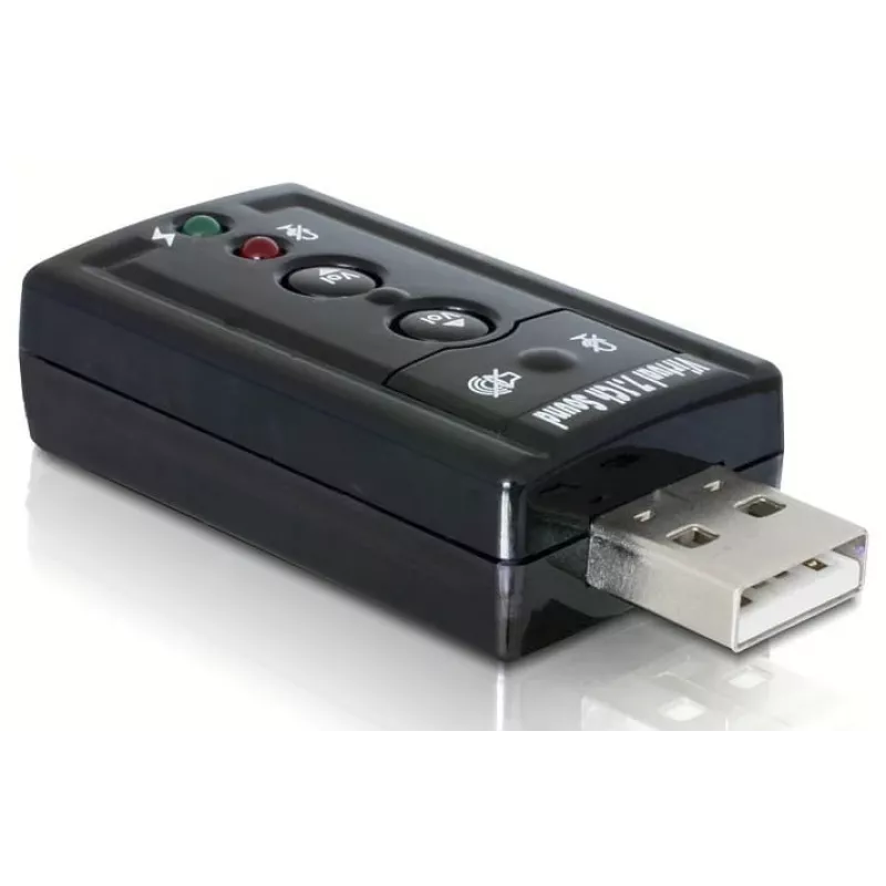 DeLOCK USB garso adapteris 7.1 - Garso plokštė - Stereo - USB (61645)