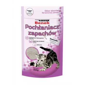 Kvapo absorberis CERTECH Super Benek Lavender 450 g — kačių kraiko priedas, 450 g