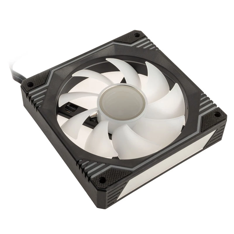 120mm Kolink Umbra X ARGB PWM ventiliatorius — 1 600 aps./min., 24 dB, juodas