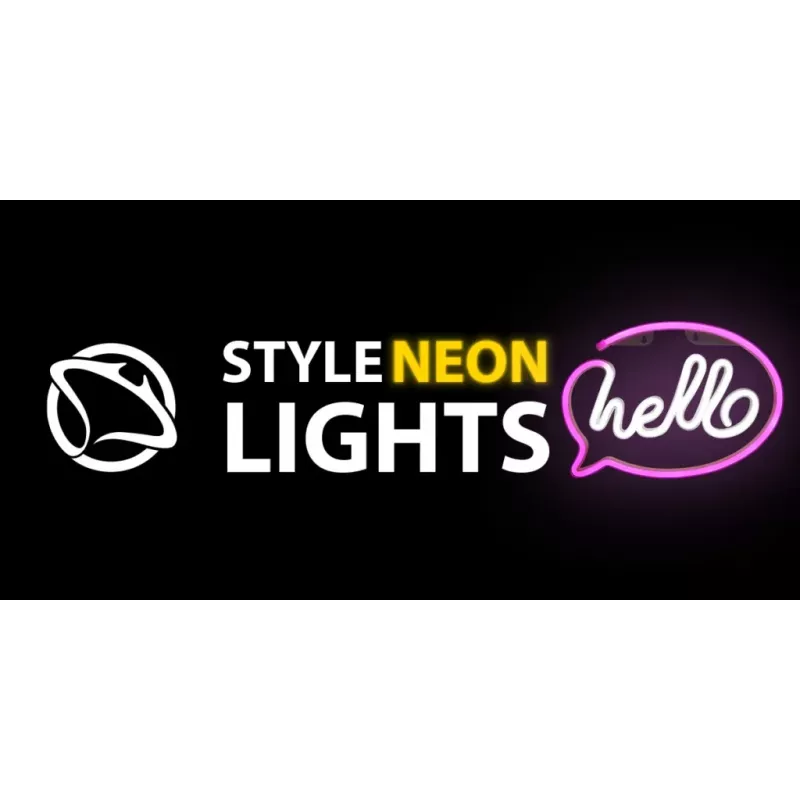 Dekoratyvinės neoninės lemputės MANTA SNL08PKT Pink/White – lanksti LED juosta, žemos įtampos dekoratyvinis akcentas