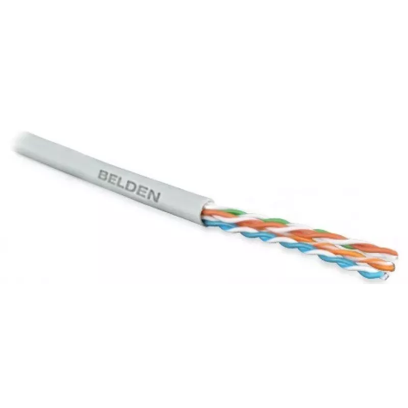 Kabelis Tele-informatika, montavimo, U/UTP kat.5e 4x2xAWG24/1, viela, varis, PVC, 305m, pilka