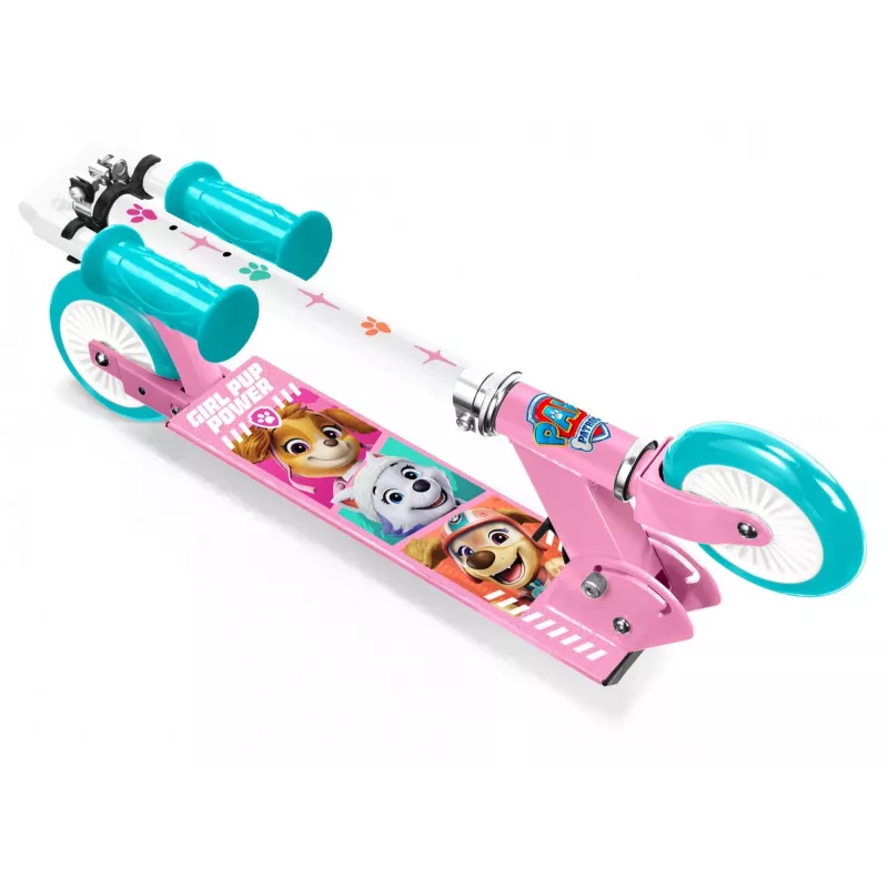 Pulio 2 ratų paspirtukas Paw Patrol rožinis Stamp