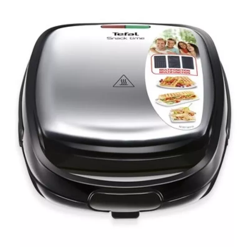 Tefal SW342D38 blynų kepimo aparatas 2 blynai Juoda, nerūdijantis plienas