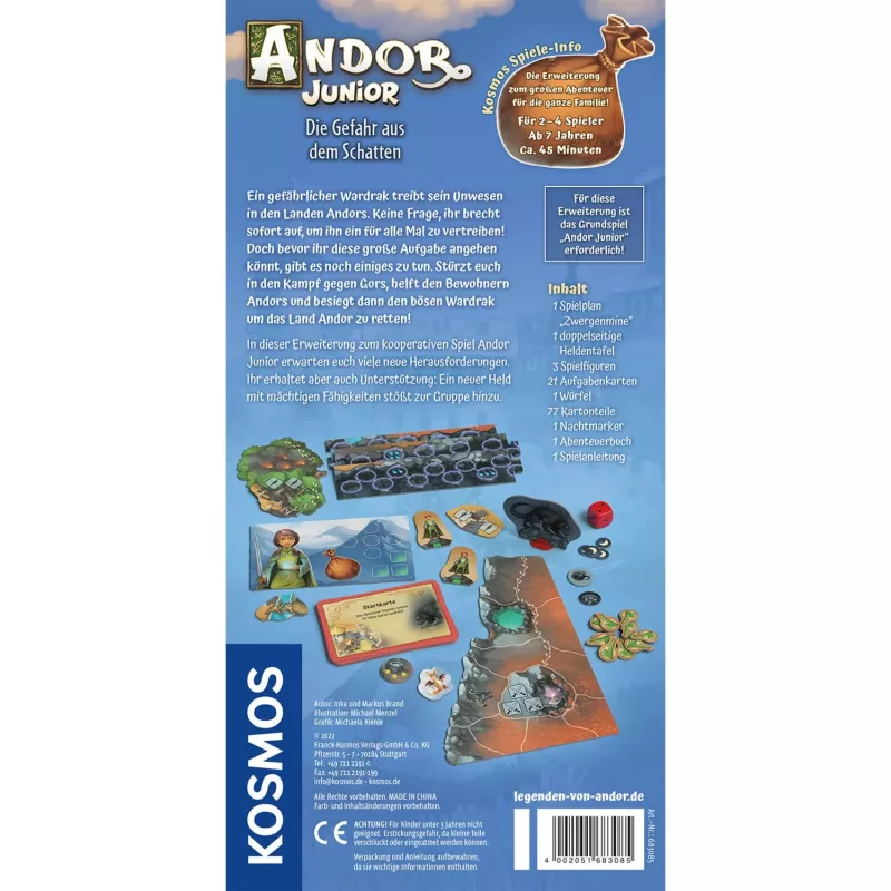 Kosmos Andor Junior kortų žaidimo plėtinys