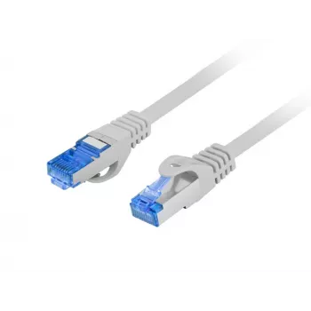 Tinklo kabelis LANBERG PCF6A-10CC-1500-S Cat6a S/FTP, 15 m, RJ-45, pilka