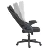 Deltaco DC130 žaidimų kėdė Soft Woven Mesh juoda (GAM-180)