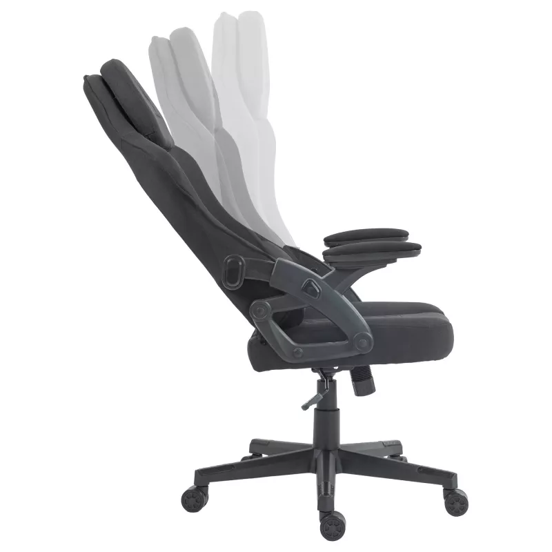 Deltaco DC130 žaidimų kėdė Soft Woven Mesh juoda (GAM-180)