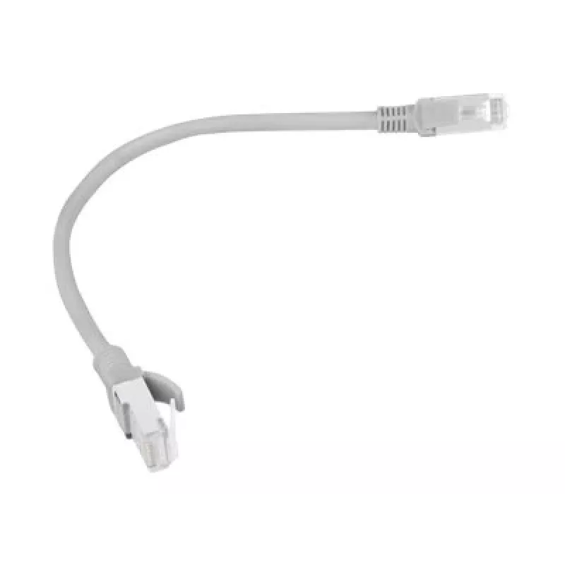 Tinklo kabelis LANBERG PCU5-10CC-0025-S Cat5e U/UTP RJ-45 — 0,25 m, pilkas
