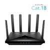 Cudy LT18 belaidis maršrutizatorius Gigabit Ethernet dviejų dažnių juostų (2,4 GHz / 5 GHz) 4G juodas
