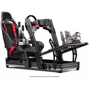 Next Level Racing - F-GT Elite Formula & GT Aliuminio Profilio Simuliatoriaus Kabina – šoninio ir priekinio tvirtinimo versija (396039)