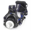 Galvos juostos žibintuvėlis ESPERANZA EOT005 — LED Cree T6, 3 W, 600 lm, AA x2, aliuminio korpusas, atsparus vandeniui, atsparus smūgiams, reguliuojama galvos juosta
