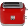 Skrudintuvas Kenwood TCX751RD 2 riekėms 900 W, metalinis korpusas, raudonas, 160×272×257 mm