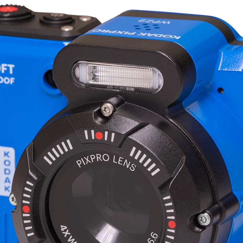 Vandeniui atsparus fotoaparatas Kodak WPZ2 (mėlynas) – modelis 819900013993