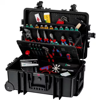 Įrankių dėžė Knipex Robust45 Move Juoda