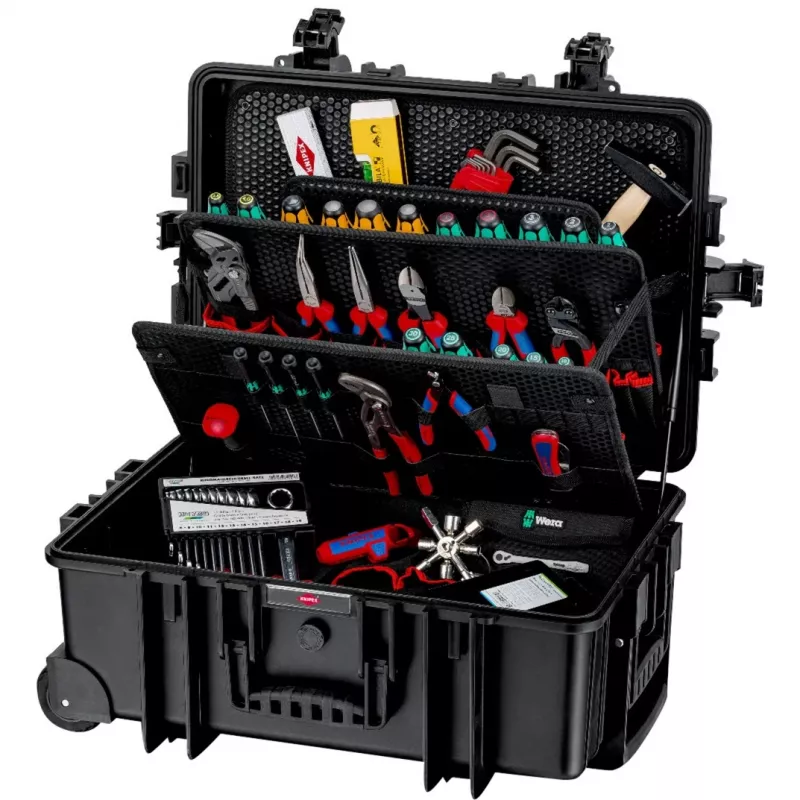 Įrankių dėžė Knipex Robust45 Move Juoda