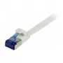 Synergy 21 komutacinis kabelis RJ45, CAT6A 500Mhz, 1,5 m, baltas, U/FTP, plokščias, TPE(Superflex), AWG32, Synergy 21 - kabelio tipas U-FTP - laidų poros folija ekranuotos