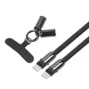 USB-C laidas TB AKTBXKUCCSMY12B 1,2 m, juodas, USB-C į USB-C
