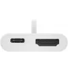 Goobay USB-C™ Multiport Adapter HDMI, White, 0.145 m - erweitert ein USB-C™ Device um einen HDMI™Connector (62110)