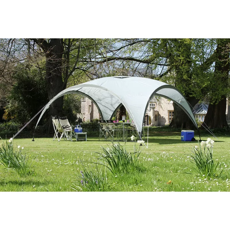 Pavillon renginių pastogė, 4,5 x 4,5 m (šviesiai pilka / pilka)