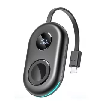 Belaidis indukcinis įkroviklis Joyroom JR-W09 3W su USB-C kabeliu, skirtas Apple Watch, juodas