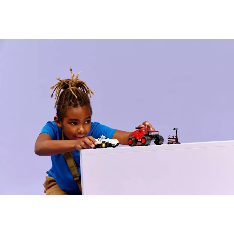 LEGO SONIC THE HEDGEHOG 77118 Sidabrinė's Car vs Knuckles' Monster Truck