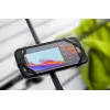 Reguliuojamas telefono laikiklis deeper ITGAM0003 — meškerės telefono laikiklis, silikoninis, 3,5–5 colių telefonams, 280 mm, juodas