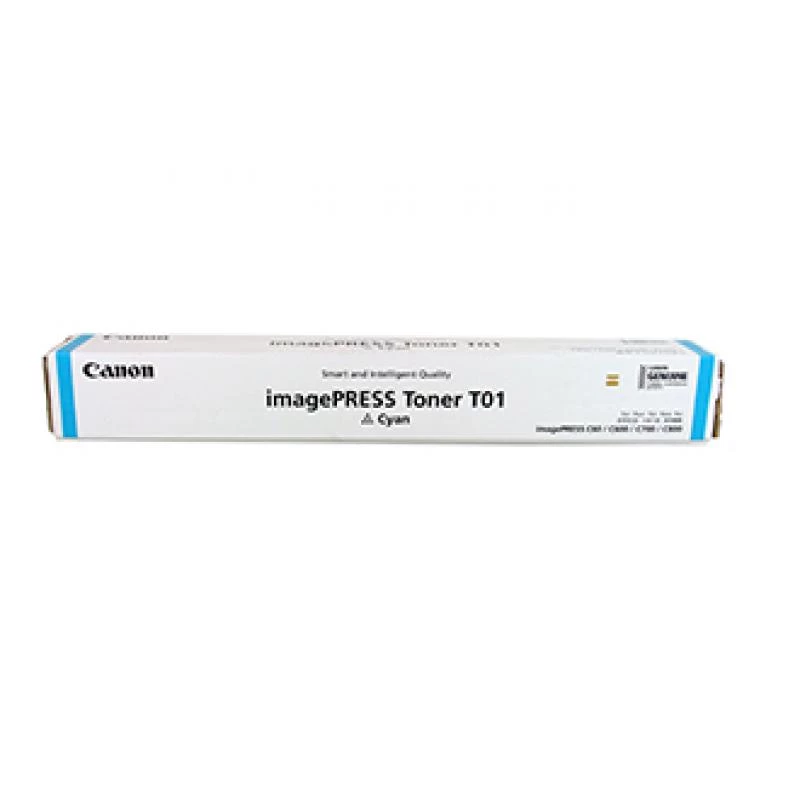 Originalius „Canon T01C“ 8067B001 dažų kasetė, 5000 puslapių, žydra