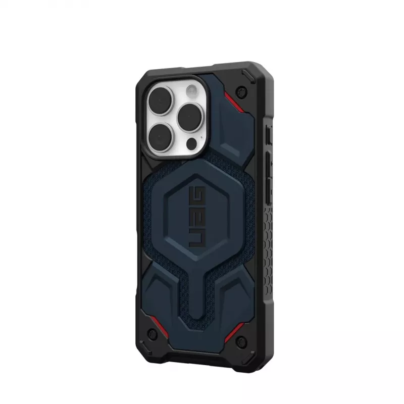 Urban Armor Gear Monarch Pro Kevlar mobiliojo telefono dėklas 16 cm (6,3 col.) Dangtelis Juoda, Mėlyna